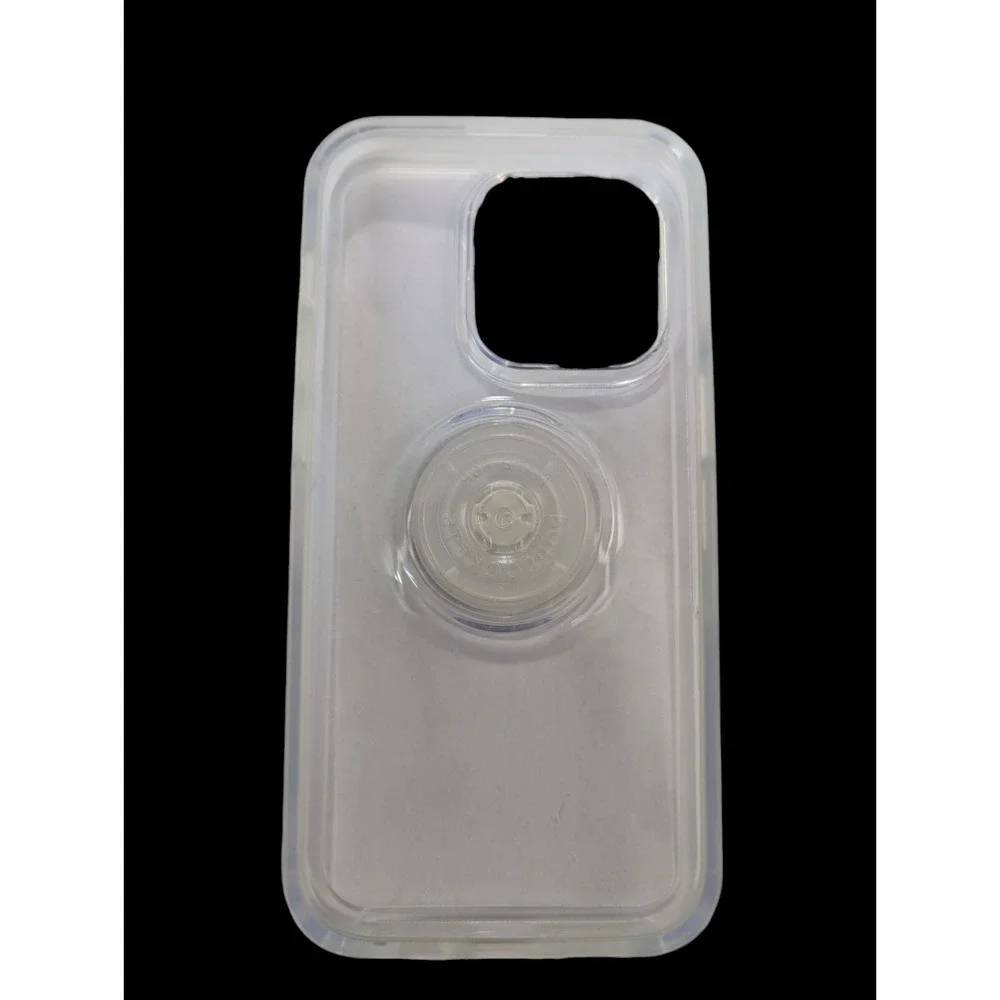 G1. Otterbox Otter+Pop Symmetry Series Case for Apple iPhone 14 Pro - CLEAR Used